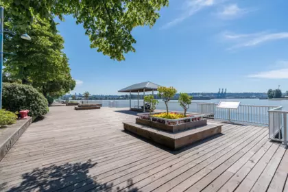 Backyard Photo of 204 1150 Quayside Drive, New Westminster, BC