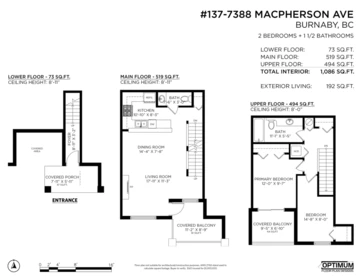 Hallway Photo of 137 7388 Macpherson Avenue, Burnaby, BC