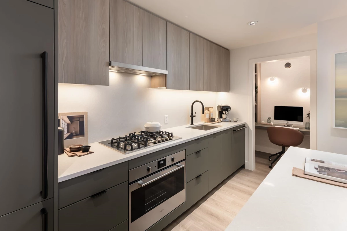 Exterior Rear Photo of 617 8633 River District Crossing, Vancouver, BC