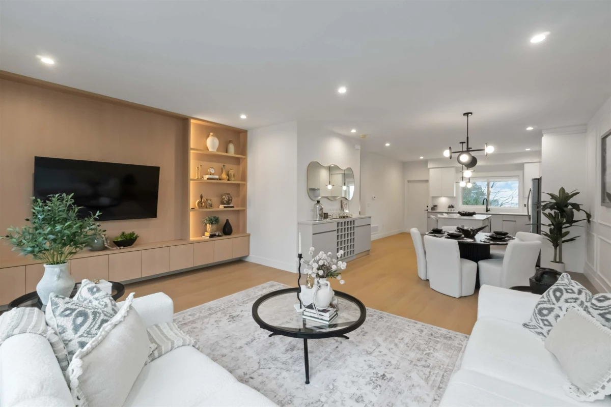 Living Room Photo of 113 34588 Marshall Road, Abbotsford, BC