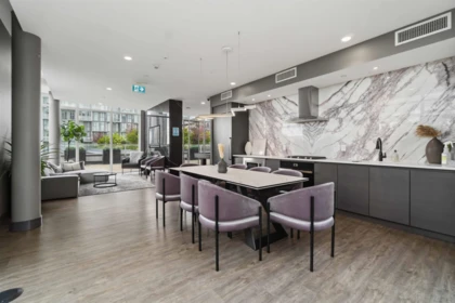 Outdoor Patio Photo of 404 3538 Sawmill Crescent, Vancouver, BC