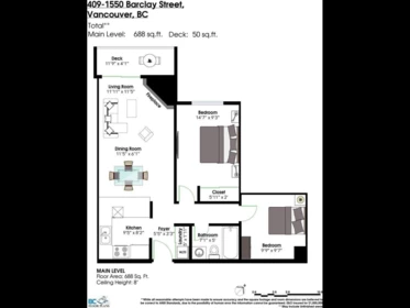 Laundry Room Photo of 409 1550 Barclay Street, Vancouver, BC