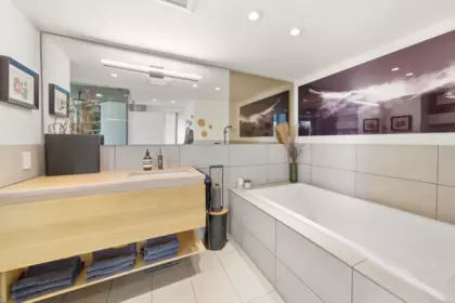 Basement Recreation Room Photo of 1702 120 W 2nd Street, North Vancouver, BC