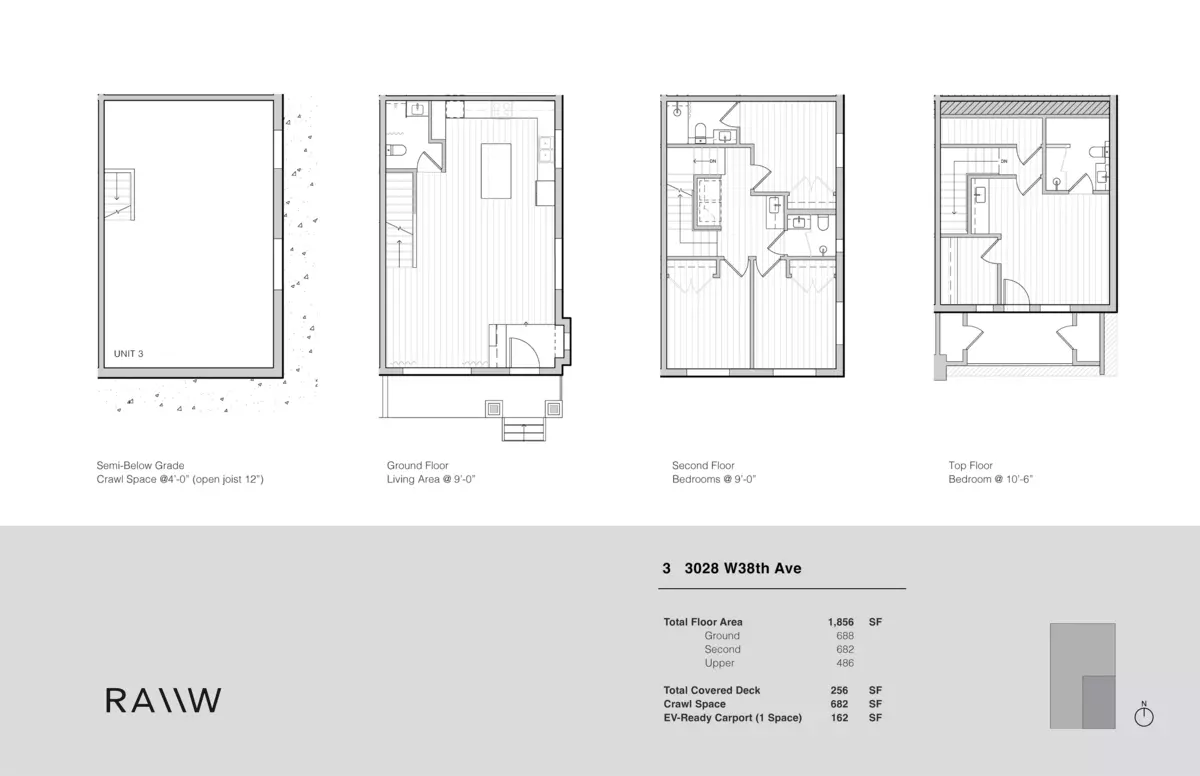 Exterior Rear Photo of 3 3028 W 38th Ave, Vancouver, BC