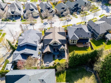 Aerial View of 3361 Scotch Pine Avenue, Coquitlam, BC