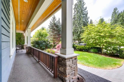 Aerial View of 352 St. James Crescent, West Vancouver, BC