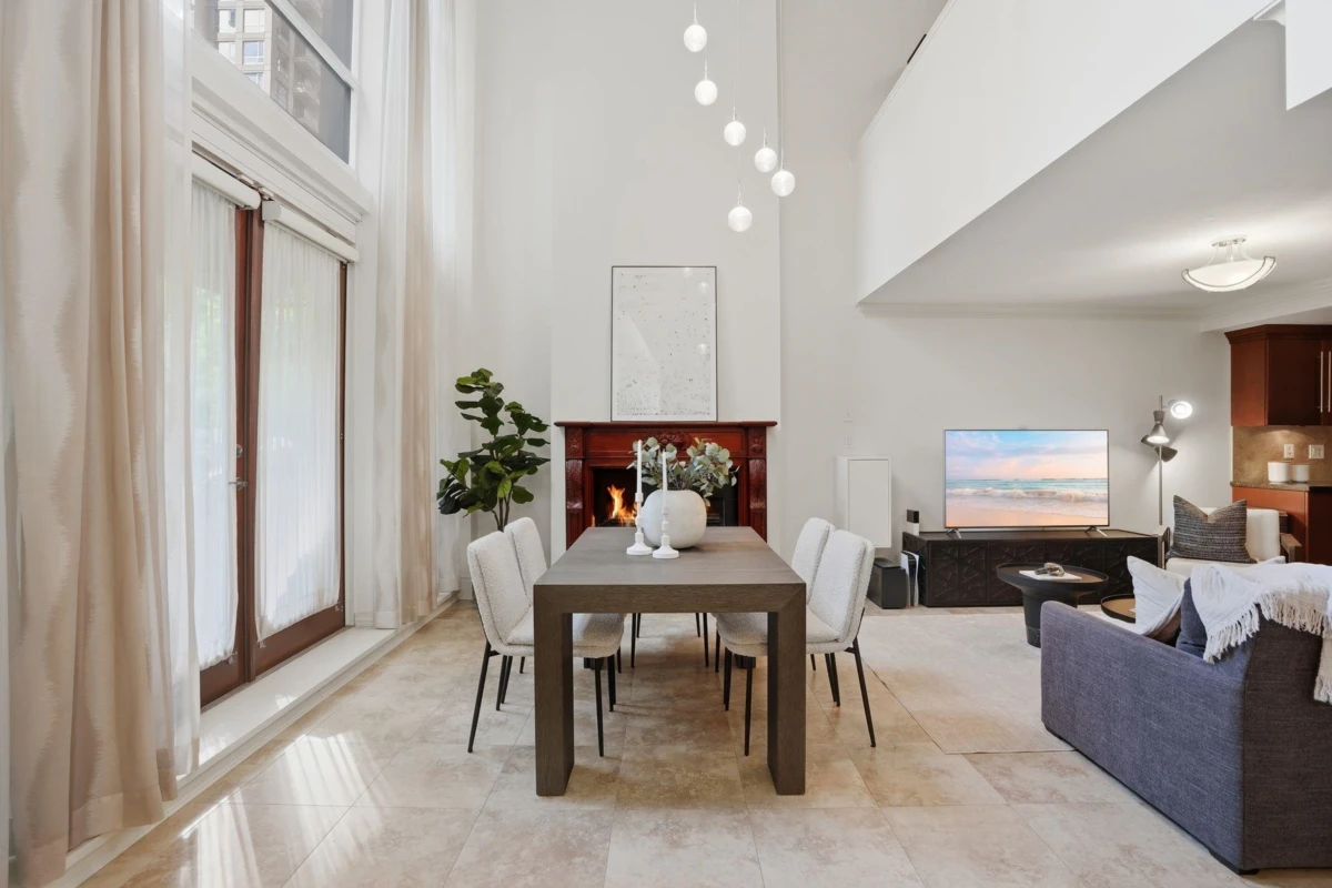 Living Room Photo of 1260 Richards Street, Vancouver, BC