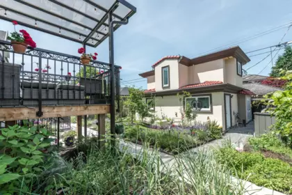 Aerial View of 2507 W King Edward Avenue, Vancouver, BC