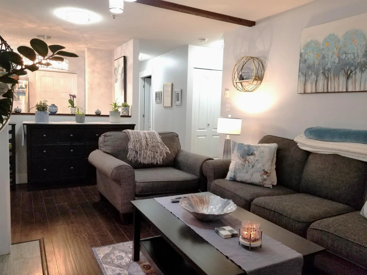 Living Room Photo of 208 2964 Trethewey Street, Abbotsford, BC
