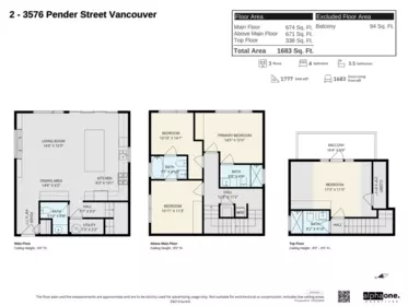 Front Yard Photo of 2 3576 E Pender Street, Vancouver, BC