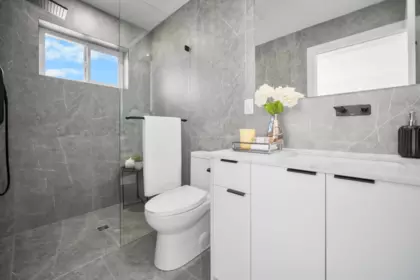 Powder Room Photo of 2 3576 E Pender Street, Vancouver, BC