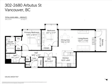 Laundry Room Photo of 302 2680 Arbutus Street, Vancouver, BC