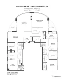 Hot Tub / Spa Photo of 1703 560 Cardero Street, Vancouver, BC