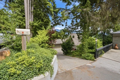 Aerial View of 820 Younette Drive, West Vancouver, BC