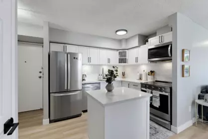Primary Bedroom Photo of 302 3737 Bartlett Court, Burnaby, BC