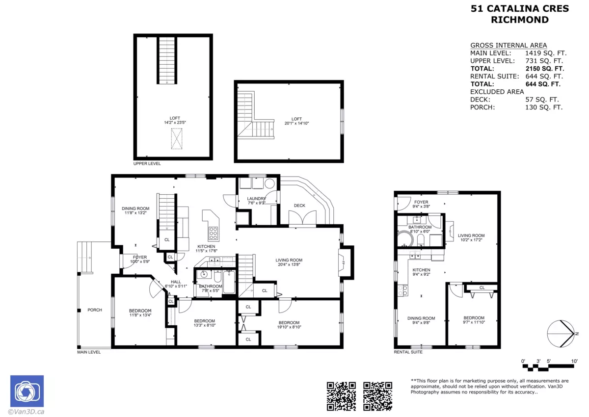 Exterior Rear Photo of 51 Catalina Crescent, Richmond, BC