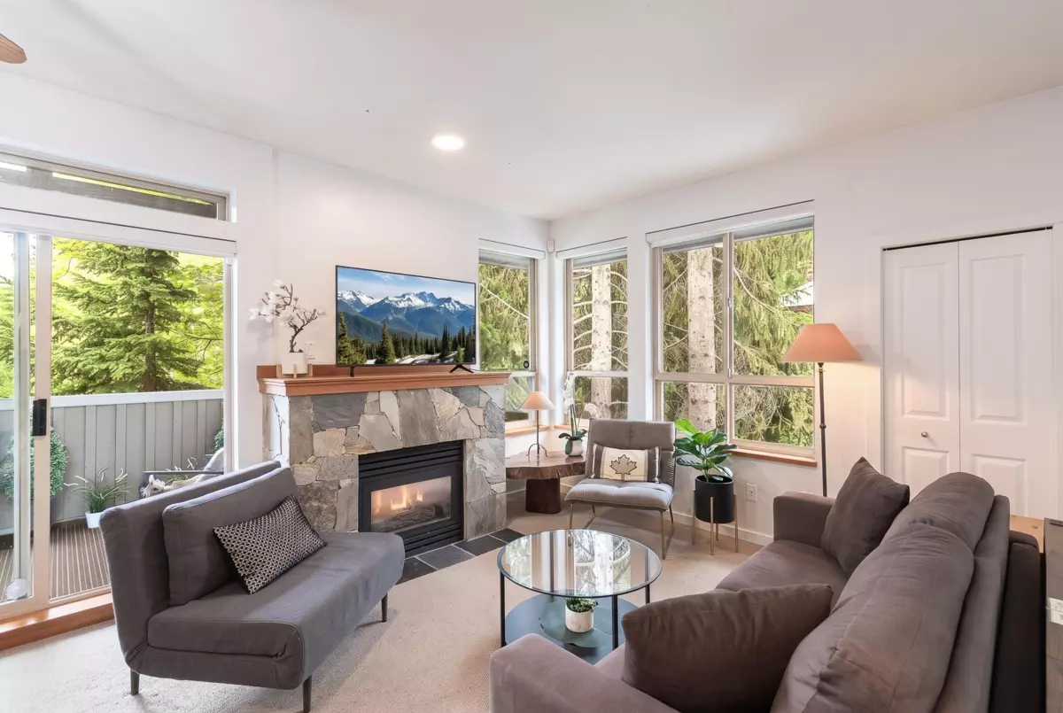 Living Room Photo of 20 4385 Northlands Boulevard, Whistler, BC