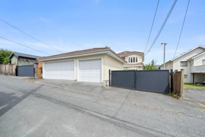 Aerial View of 2772 Triumph Street, Vancouver, BC