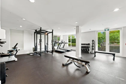 Basement Recreation Room Photo of 201 516 Foster Avenue, Coquitlam, BC
