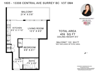 Kitchen Photo of 1805 13308 Central Avenue, Surrey, BC