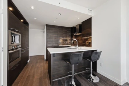 Kitchen Island Photo of 611 7488 Lansdowne Road, Richmond, BC