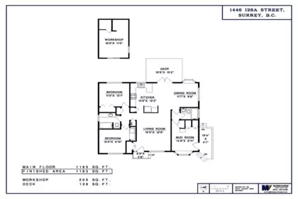 Exterior Rear Photo of 1446 128a Street, Surrey, BC