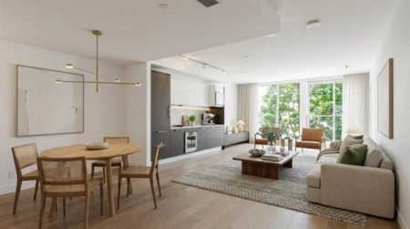 Kitchen Island Photo of 206 1477 W Pender Street, Vancouver, BC