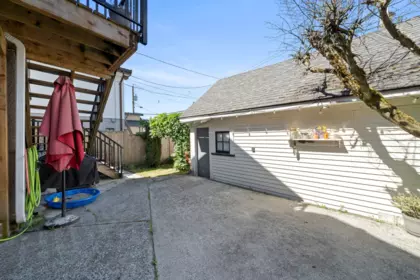 Backyard Photo of 5743 St. Margarets Street, Vancouver, BC
