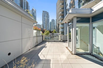 Backyard Photo of TH19 1281 W Cordova Street, Vancouver, BC