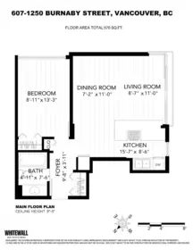 Laundry Room Photo of 607 1250 Burnaby Street, Vancouver, BC