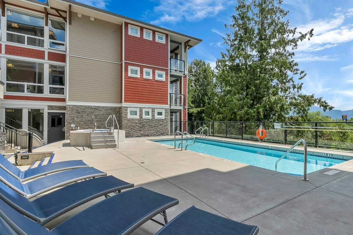 Exterior Rear Photo of 305 2242 Whatcom Road, Abbotsford, BC