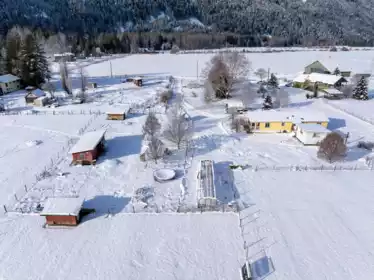 Aerial View of 899 Erickson Road, Pemberton, BC