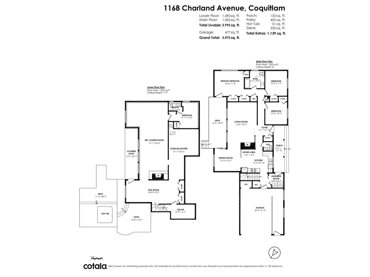 Exterior Rear Photo of 1168 Charland Avenue, Coquitlam, BC