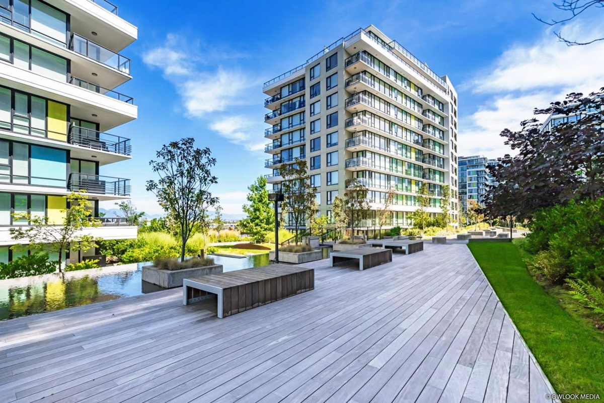 Exterior Rear Photo of 703 7788 Ackroyd Road, Richmond, BC