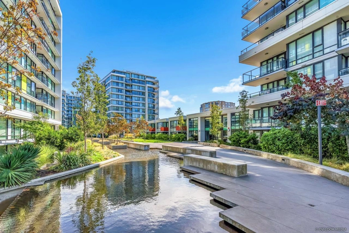 Living Room Photo of 703 7788 Ackroyd Road, Richmond, BC
