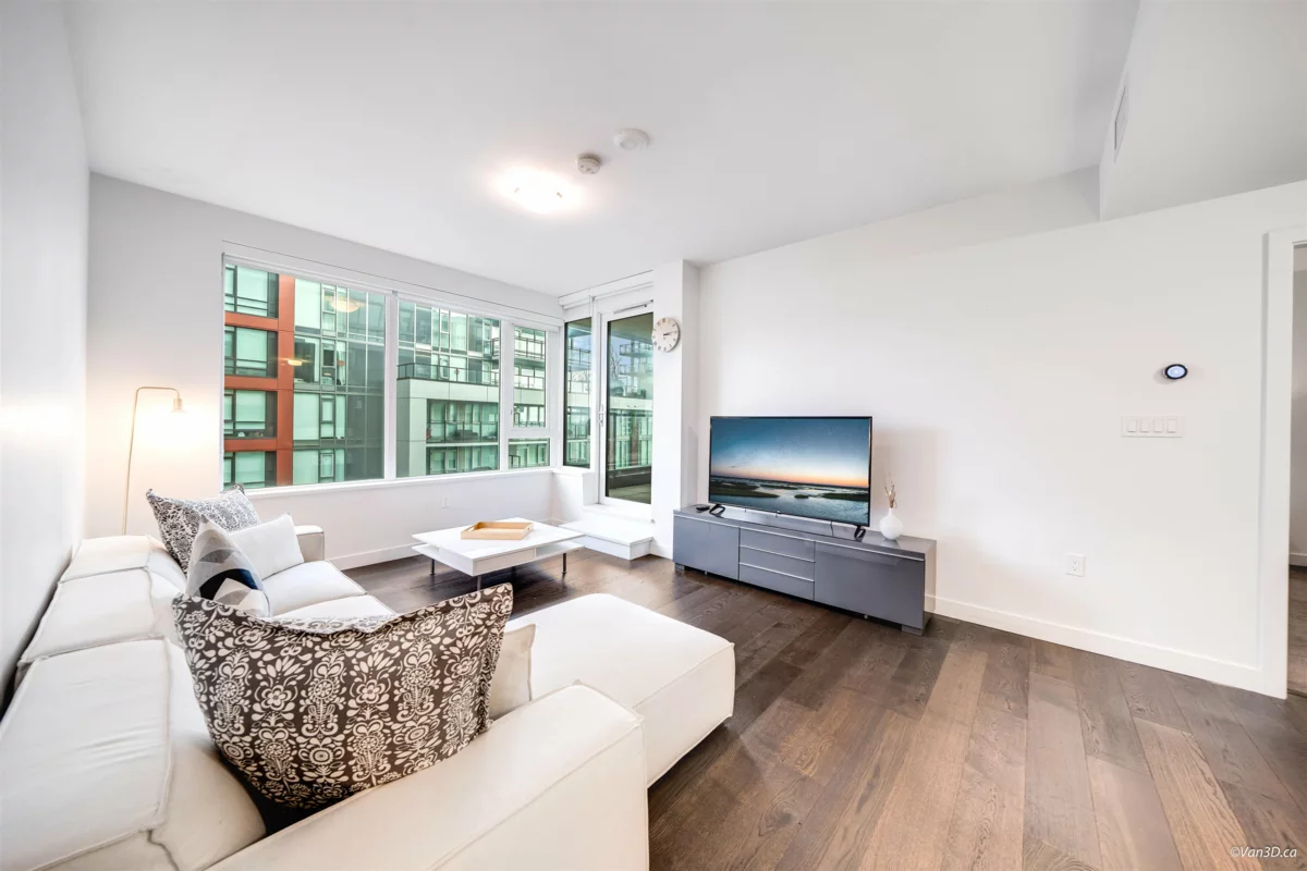 Living Room Photo of 912 8160 Mcmyn Way, Richmond, BC