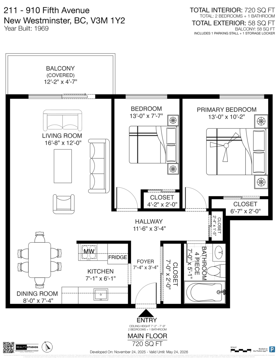 Bedroom 2 Photo of 211 910 Fifth Avenue, New Westminster, BC
