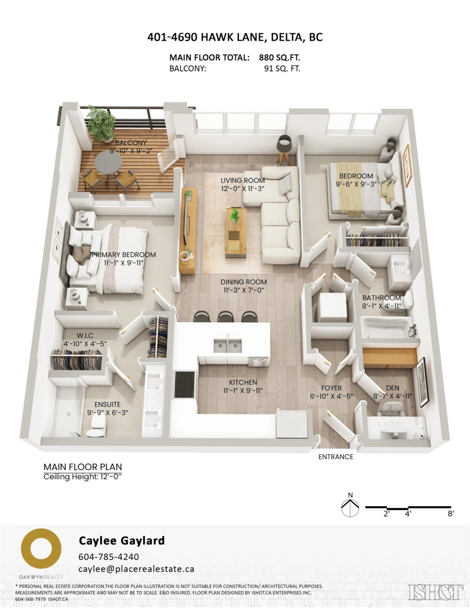 Aerial View of 401 4690 Hawk Lane, Tsawwassen, BC