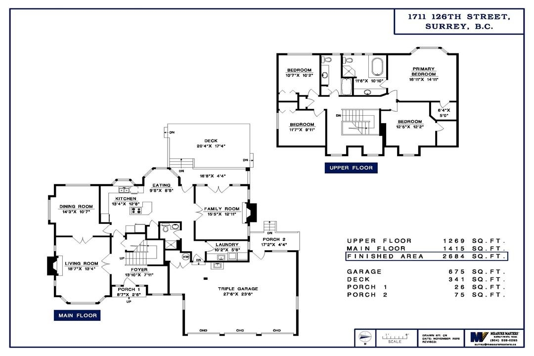 Exterior Rear Photo of 1711 126 Street, Surrey, BC