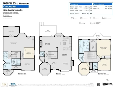 Aerial View of 4038 W 33rd Avenue, Vancouver, BC