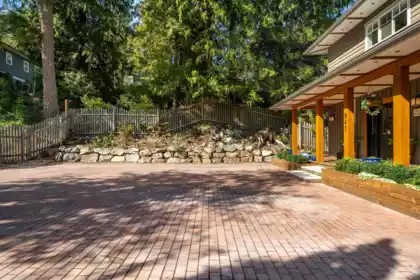 Aerial View of 947 Village Drive, Bowen Island, BC