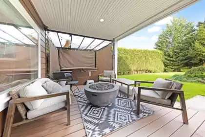 Aerial View of 17038 Greenway Drive, Surrey, BC