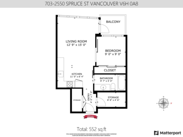 Outdoor Deck Photo of 703 2550 Spruce Street, Vancouver, BC