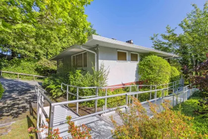 Aerial View of 2575 Queens Avenue, West Vancouver, BC