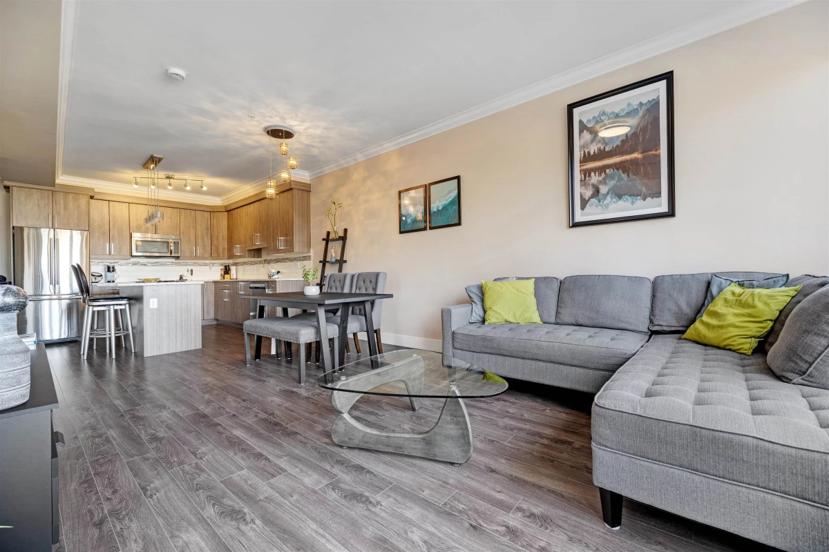 Kitchen Island Photo of 408 19228 64 Avenue, Surrey, BC