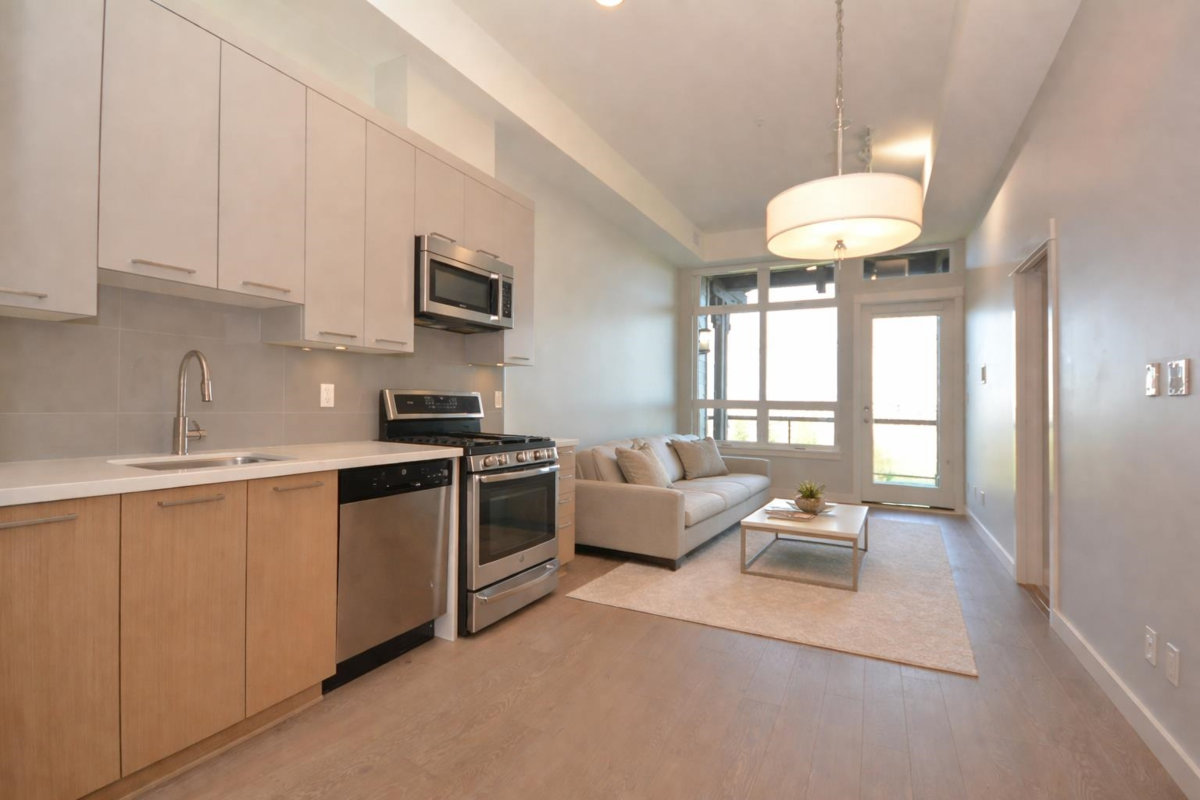 Exterior Rear Photo of 406 4977 Springs Boulevard, Delta, BC