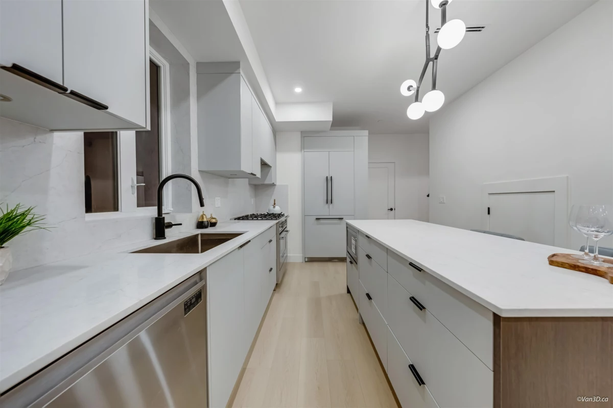 Kitchen Island Photo of 6728 Heather Street, Vancouver, BC
