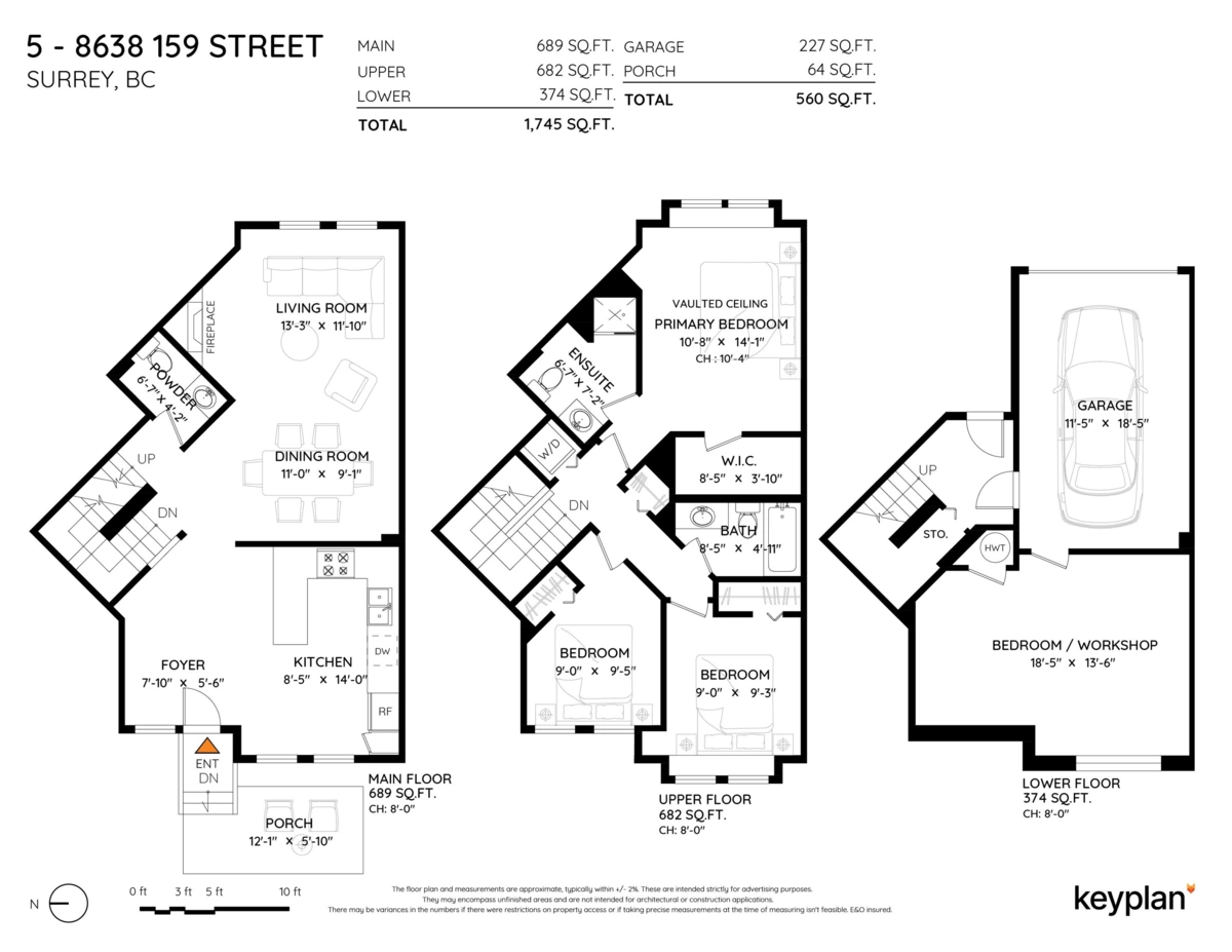 Playground / Recreational Area Near 5 8638 159 Street, Surrey, BC