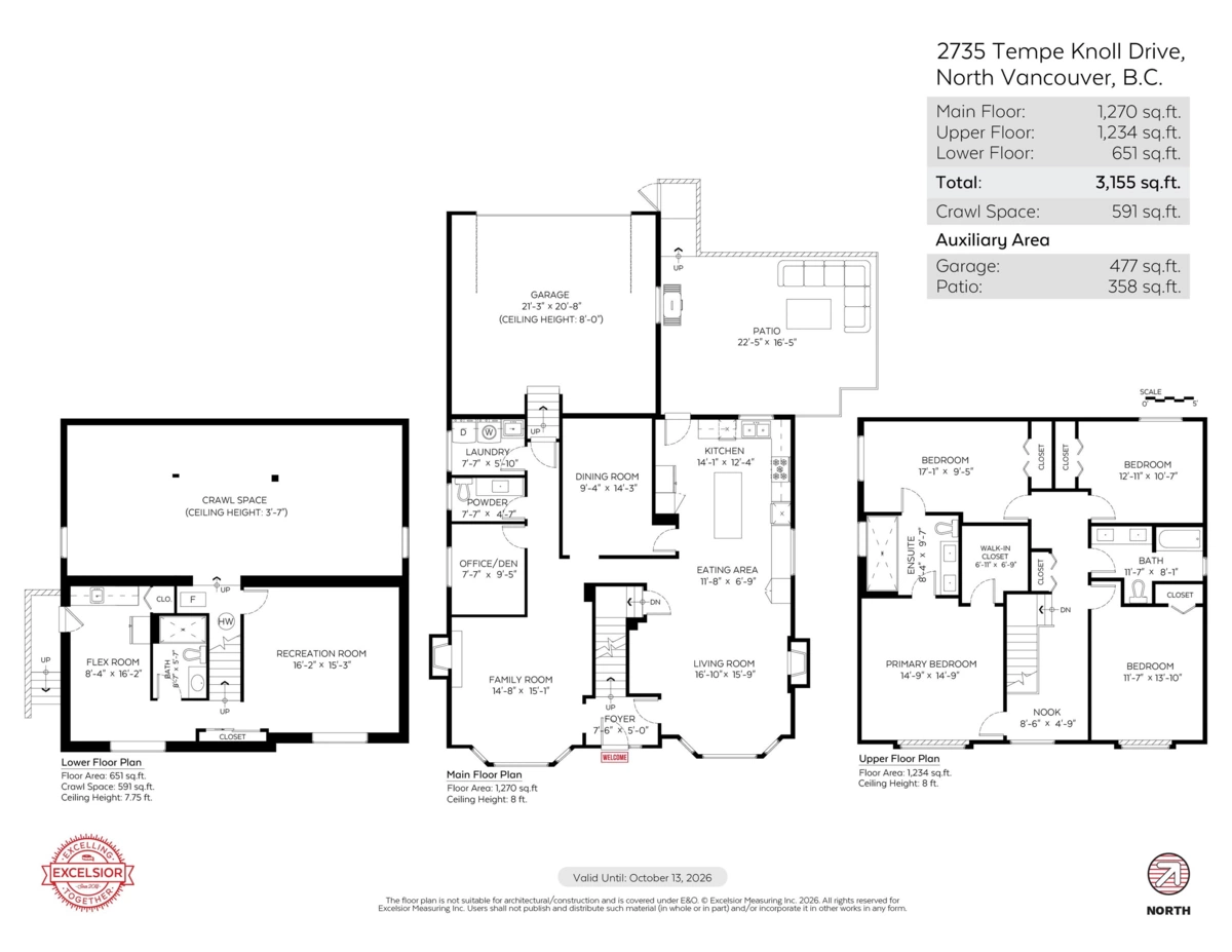 Playground / Recreational Area Near 2735 Tempe Knoll Drive, North Vancouver, BC