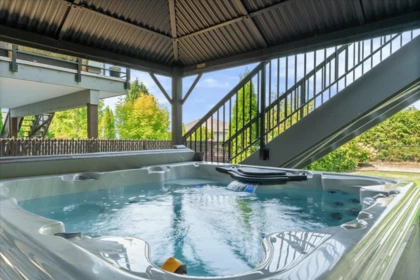 Aerial View of 7569 Dickinson Place, Chilliwack, BC